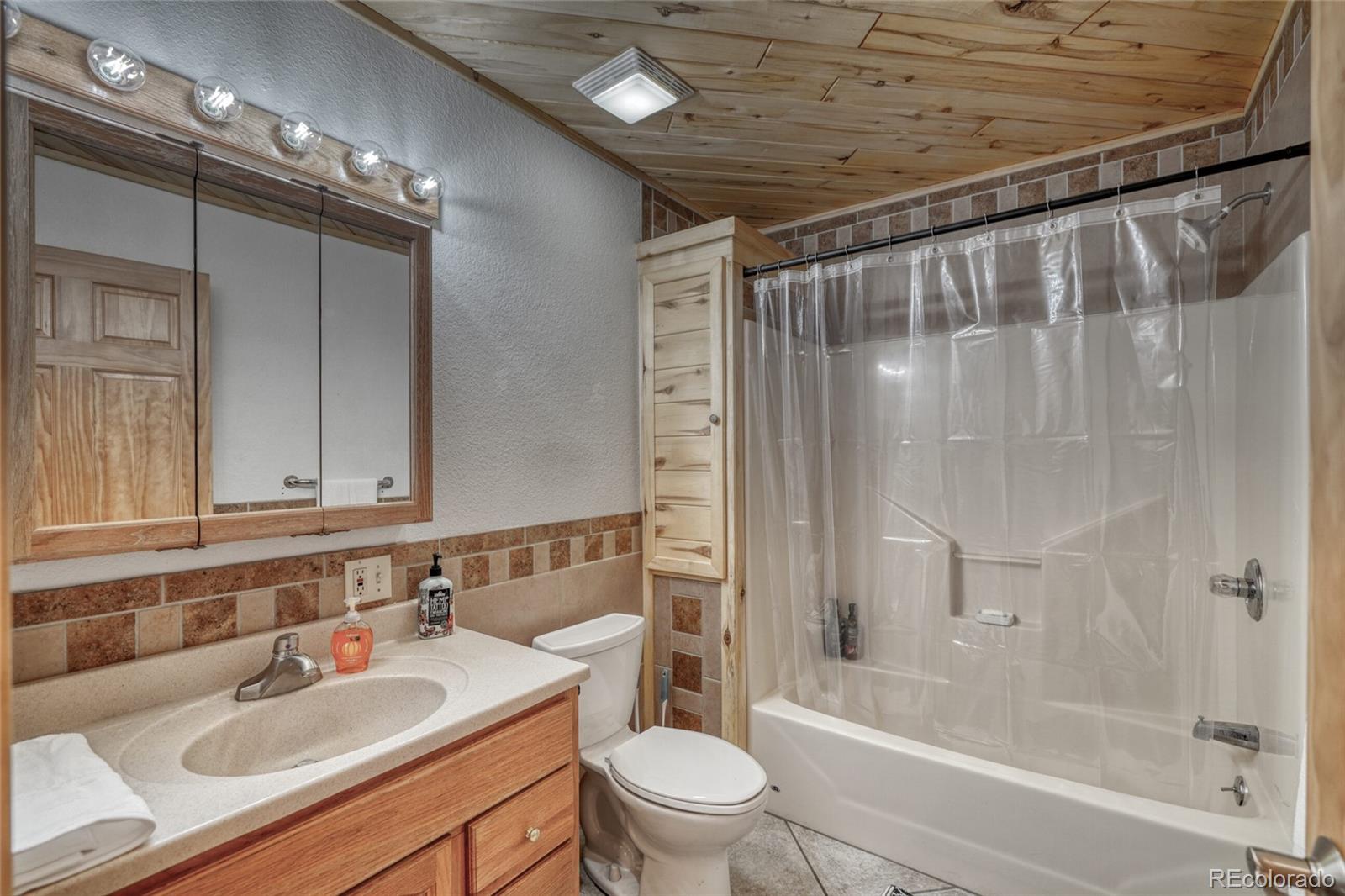 50 Rex Circle Salida, CO 81201 - Photo 29 of 50 a bathroom with a sink a toilet and shower