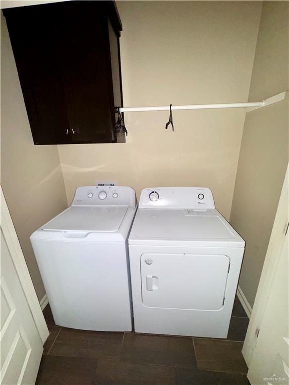 2004 Taft Street, Unit 1 Weslaco, TX 78599 - Photo 15 of 16 a utility room with dryer and washer