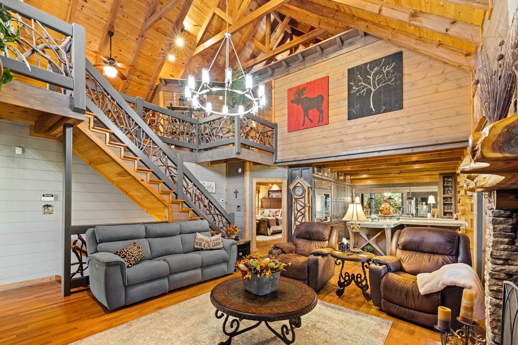 60 Ford Road Dahlonega, GA 30533 - Photo 14 of 59 a view of a chairs and a tables in the patio