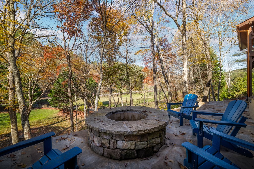 60 Ford Road Dahlonega, GA 30533 - Photo 25 of 59 a view of an outdoor sitting area with furniture and wooden floor