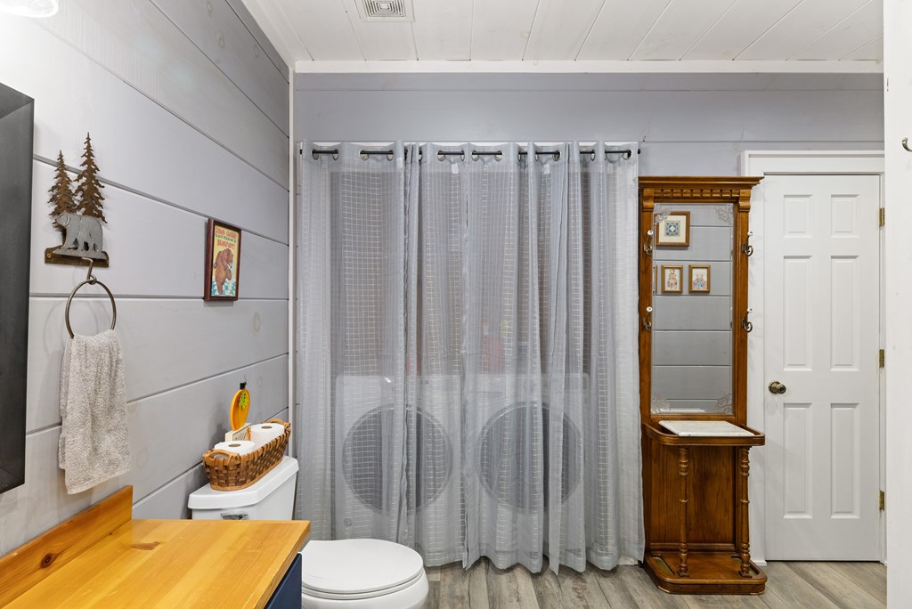 60 Ford Road Dahlonega, GA 30533 - Photo 41 of 59 a bathroom with a toilet and a shower