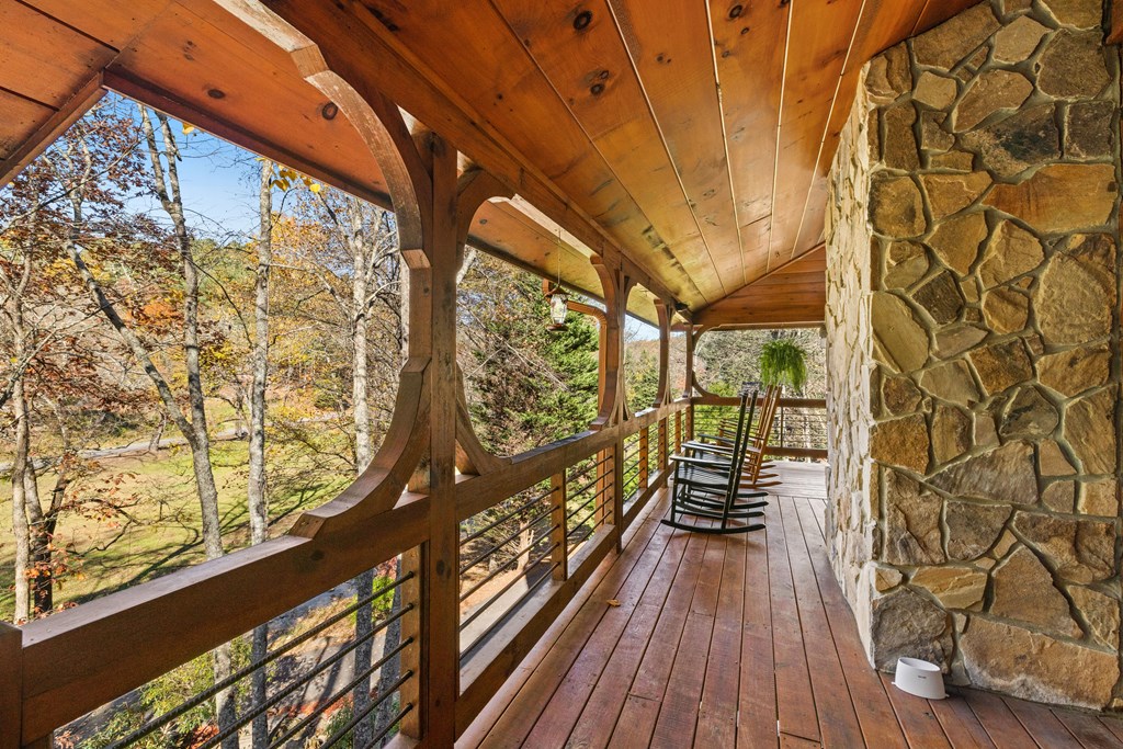 60 Ford Road Dahlonega, GA 30533 - Photo 57 of 59 a view of balcony with wooden floor