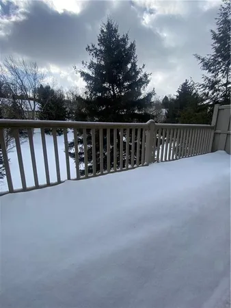 a view of a backyard of a house