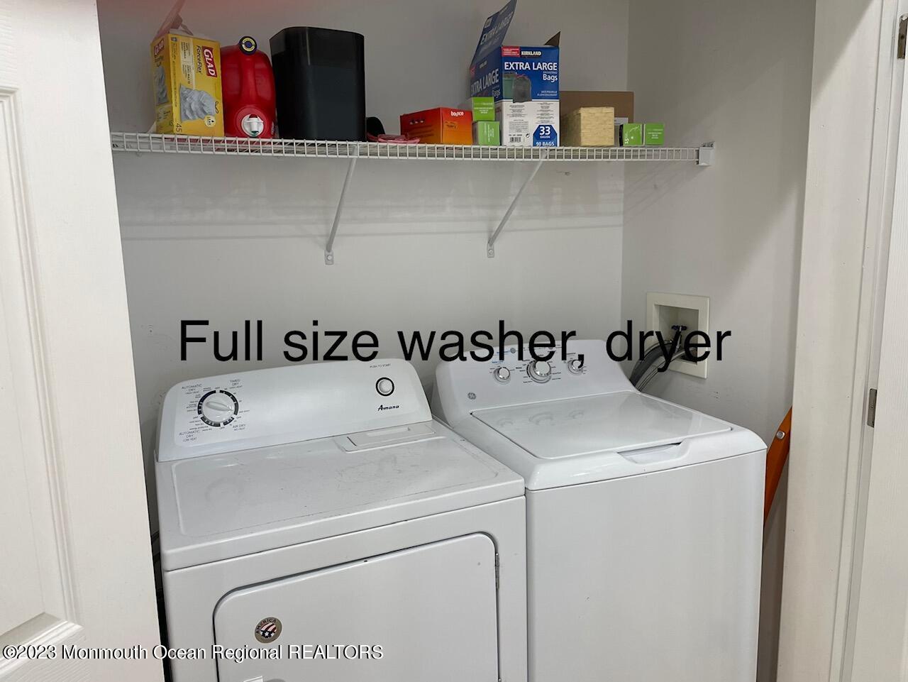 110 Poplar Avenue Deal, NJ 07723 - Photo 26 of 27 a utility room with dryer and washer