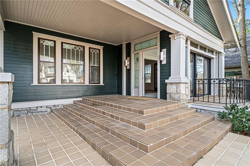 993 Highland View Northeast Atlanta, GA 30306 - Photo 32 of 54 a front view of a house with a yard