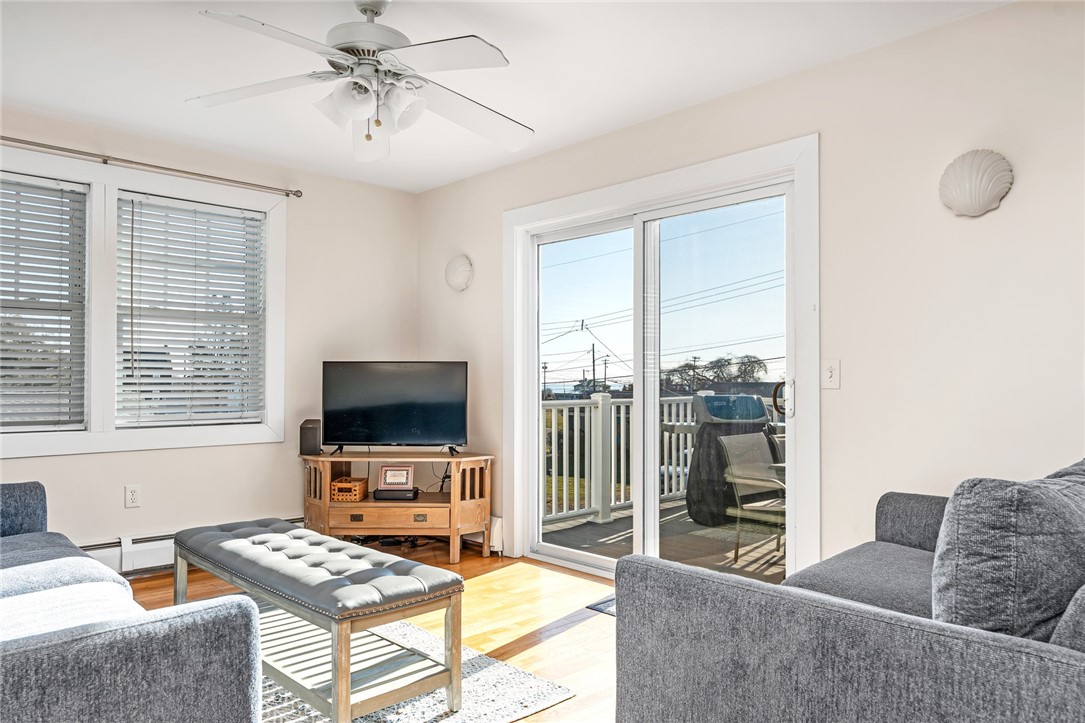 16 Homestead Road Narragansett, RI 02882 - Photo 16 of 40 Glass Doors leads to Outdoor Deck - Ocean Views
