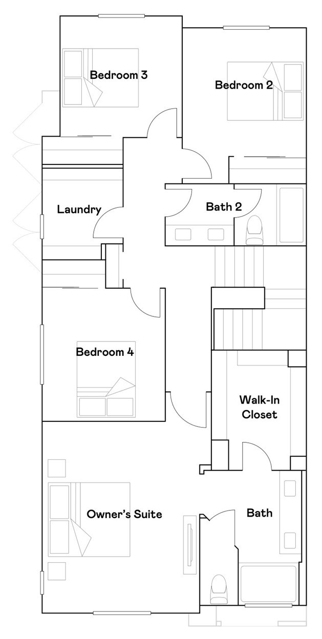 2593 Cloudview Privado Ontario, CA 91761 - Photo 19 of 19 Residence 3 - level 2 floorplan