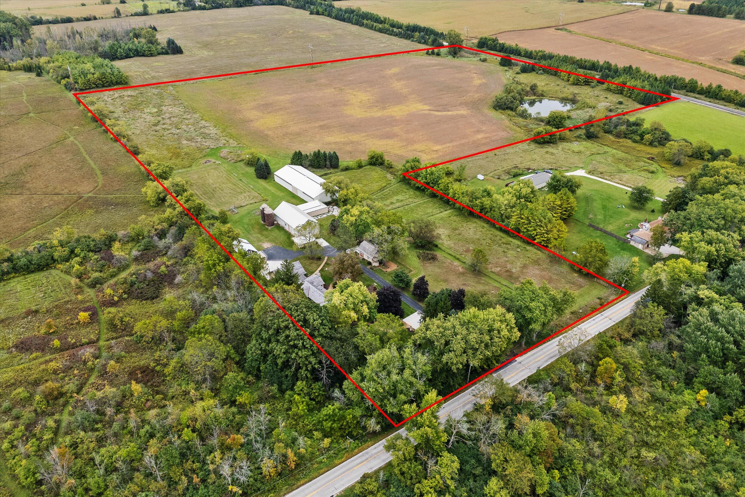 7918 Pleasant Valley Road Saukville, WI 53080 - Photo 102 of 117 Aerial