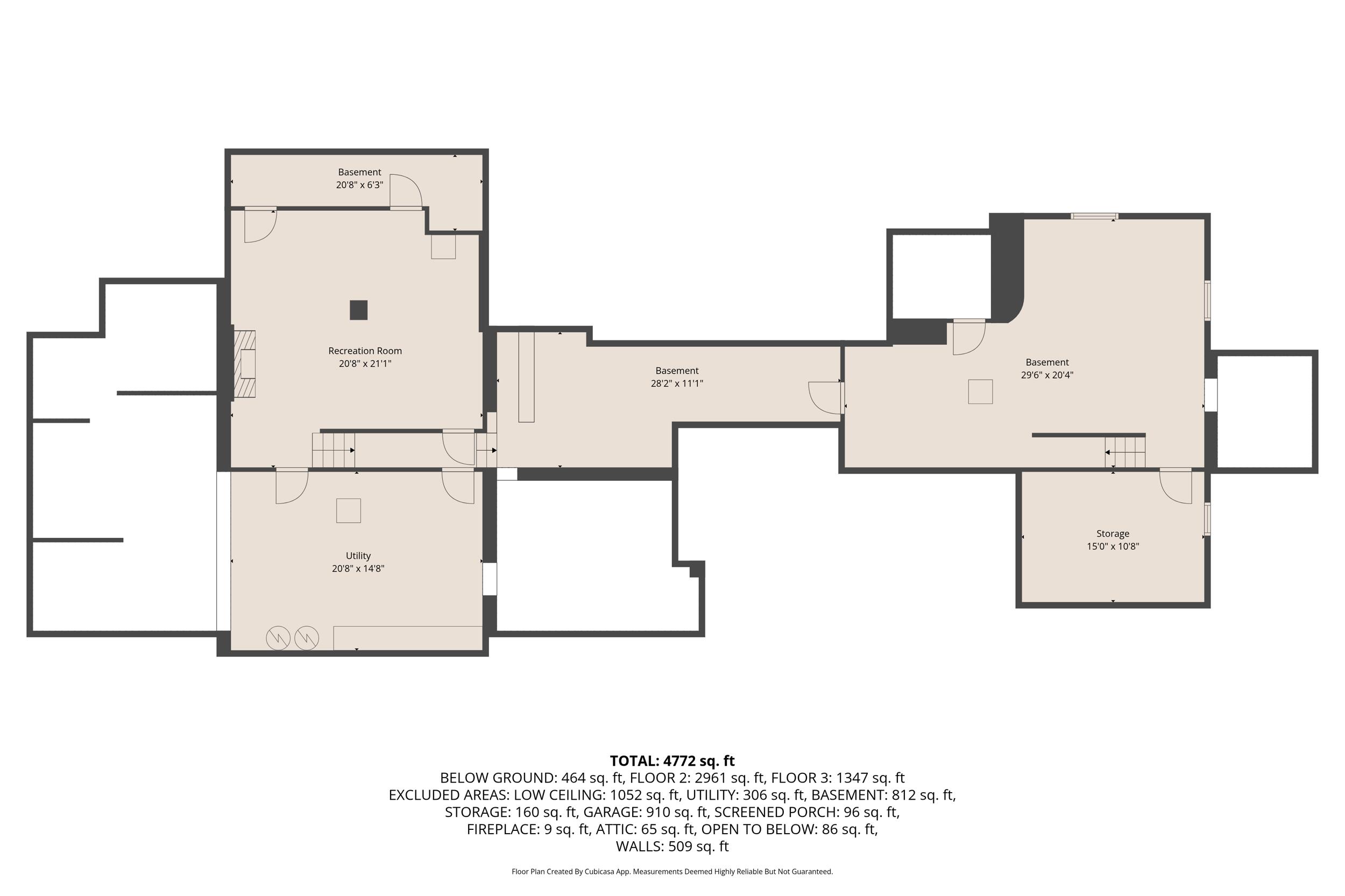 7918 Pleasant Valley Road Saukville, WI 53080 - Photo 109 of 117 Main House Lower Level w Dimensions