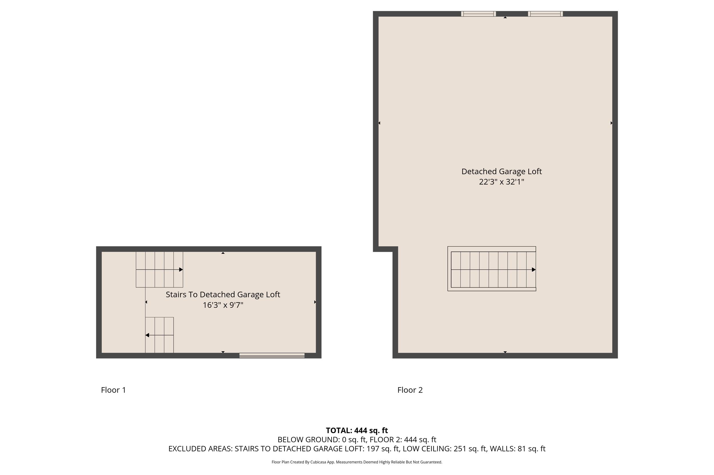 7918 Pleasant Valley Road Saukville, WI 53080 - Photo 114 of 117 Detached Garage Loft and Stairs w Dimens
