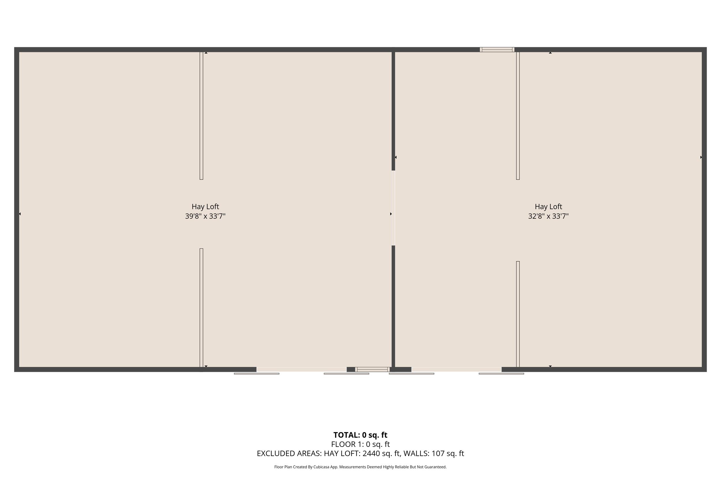 7918 Pleasant Valley Road Saukville, WI 53080 - Photo 117 of 117 Hay Loft w Dimensions