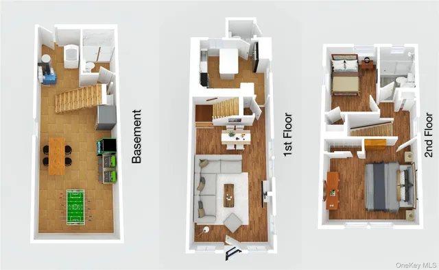 a picture of a bathroom with a shower and a mirror