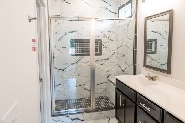 146 Cherry Road Clarksville, TN 37042 - Photo 8 of 13 a bathroom with a shower and a sink