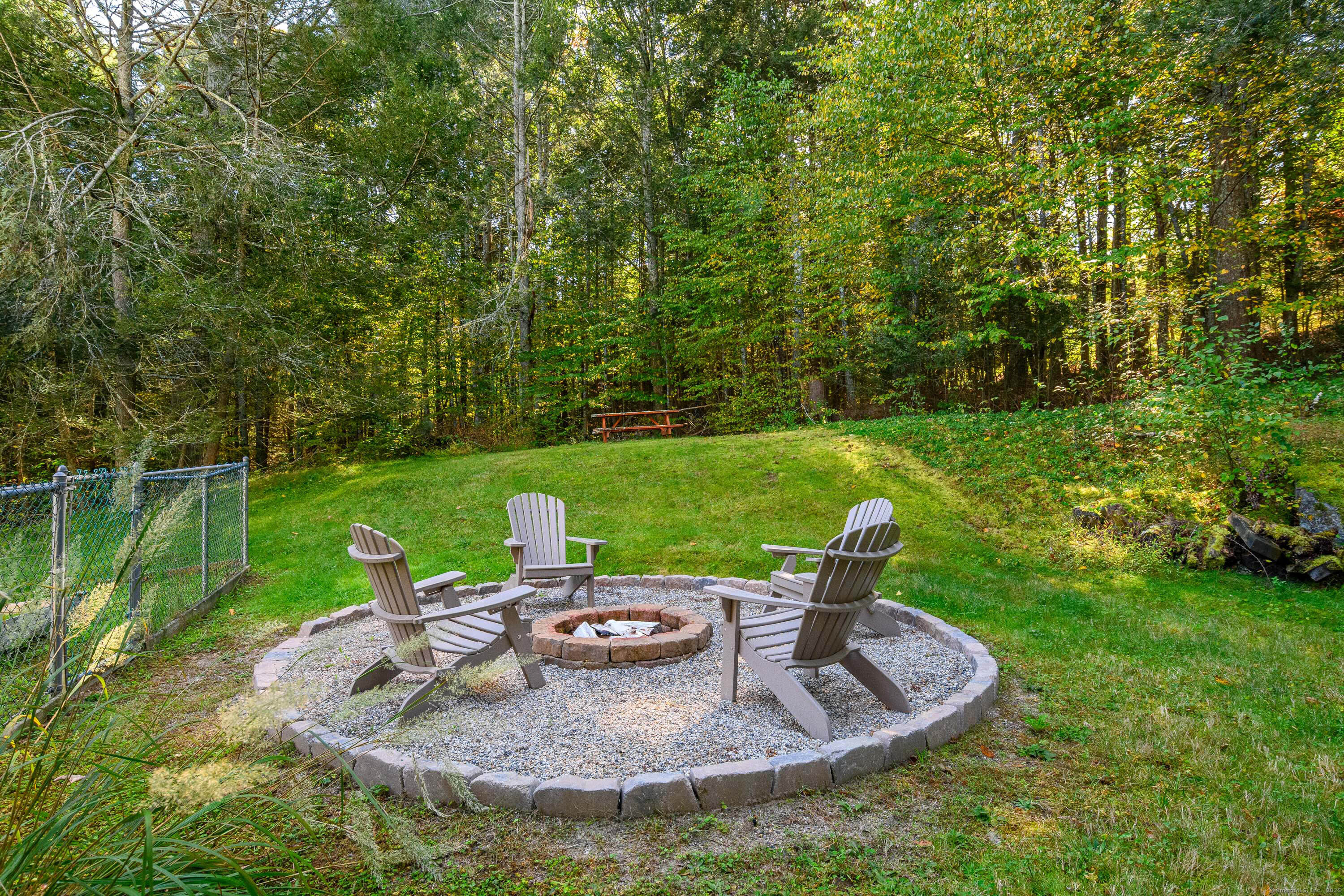 27 Pole Bridge Road Newtown, CT 06482 - Photo 30 of 39 a view of a garden with a fountain