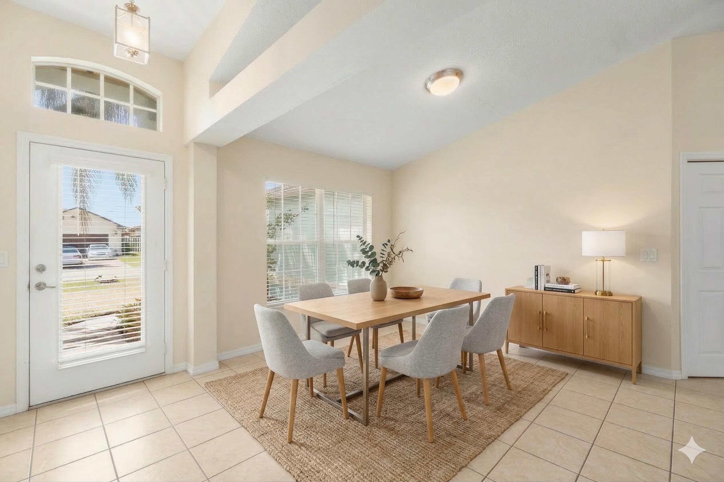 5593 Northwest Wesley Road Port St. Lucie, FL 34986 - Photo 4 of 33 Dining room virtually staged