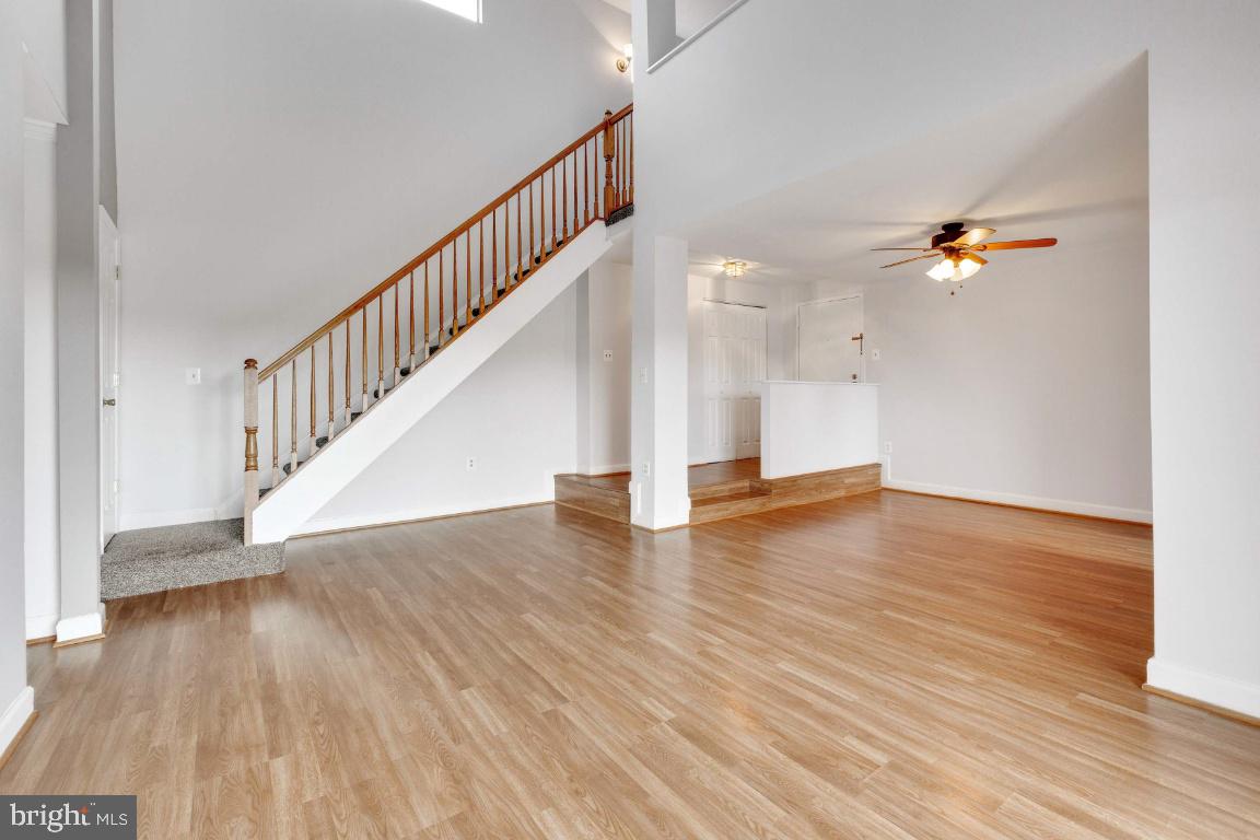 15601 Dorset Road, Unit 11 Laurel, MD 20707 - Photo 12 of 31 Living room w/ Vaulted Ceilings
