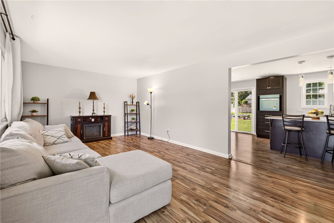 44 Friel Road Henrietta, NY 14623 - Photo 11 of 24 living room overlooking the kitchen area