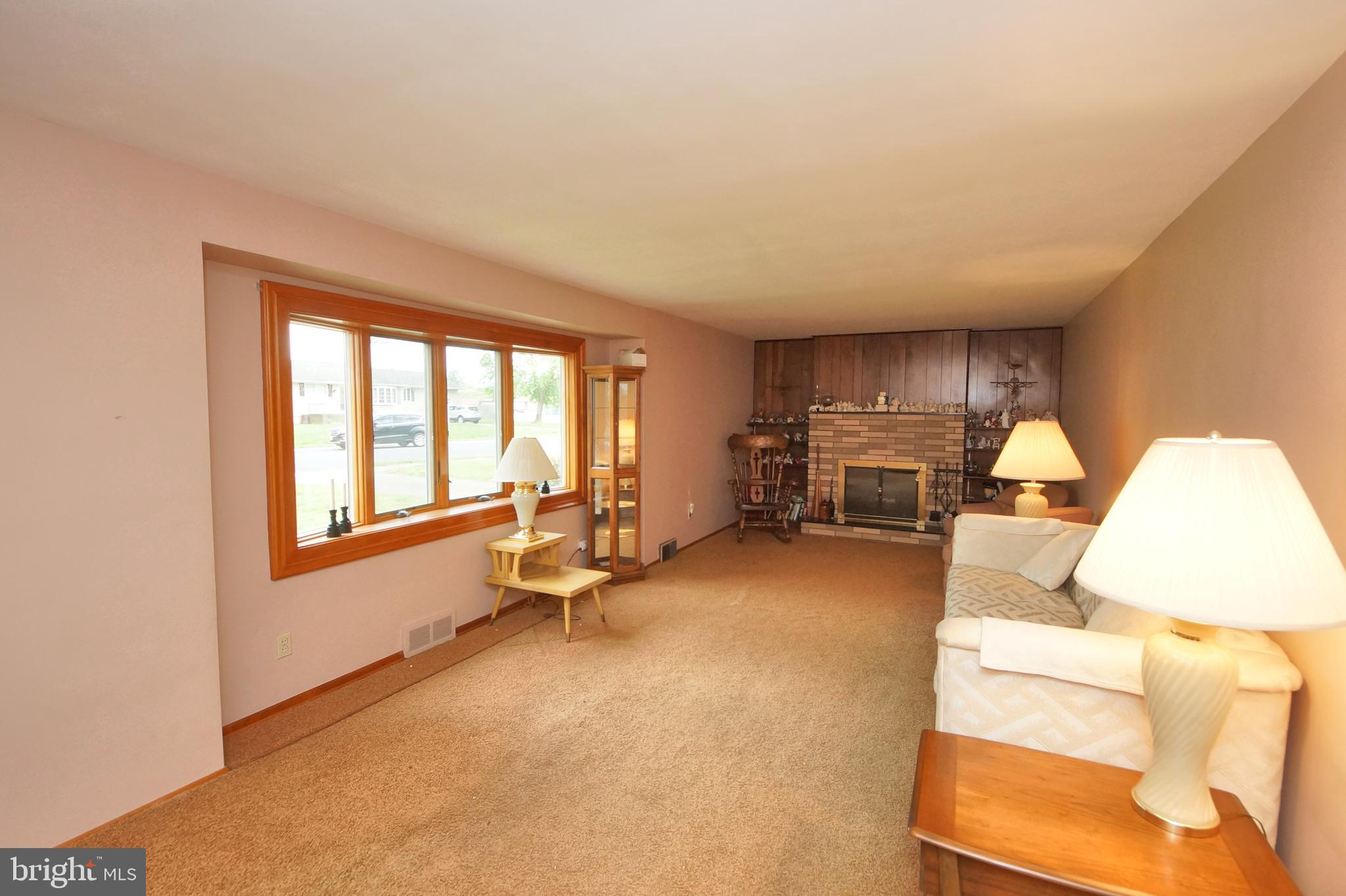 18 Whitman Road Trenton, NJ 08619 - Photo 3 of 31 Living Room with Fireplace