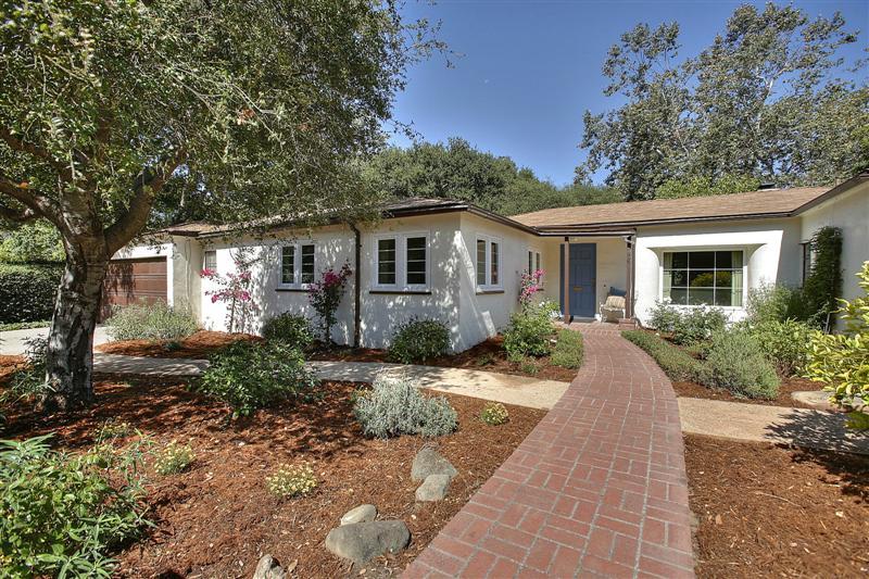 326 Canon Drive Santa Barbara, CA 93105 - Photo 16 of 16 a front view of a house with yard and green space
