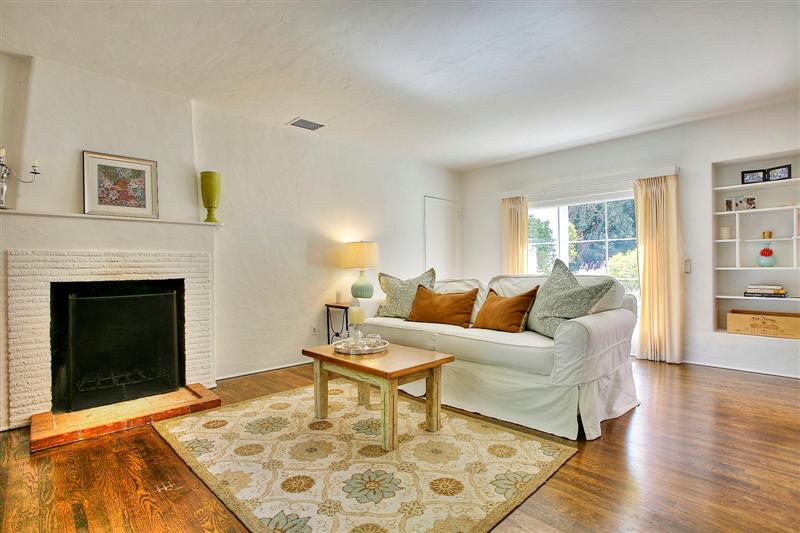 326 Canon Drive Santa Barbara, CA 93105 - Photo 3 of 16 a living room with furniture and a fireplace