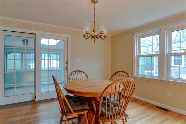 22 Stratford Road Natick, MA 01760 - Photo 5 of 18 a view of a dining room with furniture window and wooden floor