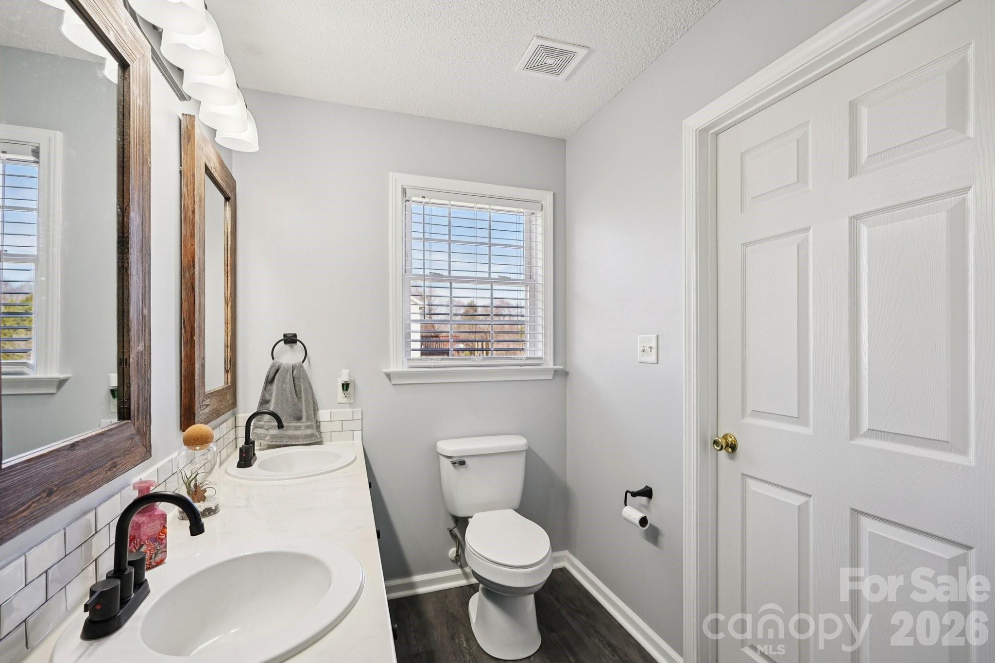 3802 Babe Lane Vale, NC 28168 - Photo 9 of 27 a bathroom with a sink a toilet and a mirror