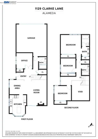 $1,280,000 | 1129 Clarke Lane, Alameda, CA 94502