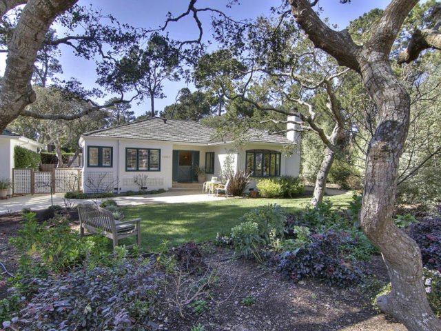 25064 Hatton Road Carmel, CA 93923 - Photo 25 of 25 a front view of a house with yard patio and green space