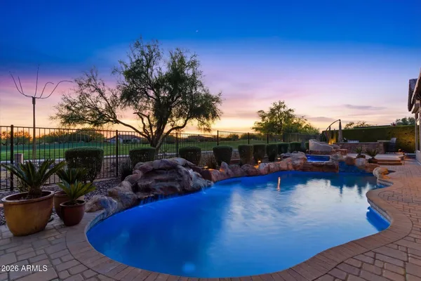 a view of a lake with a mountain