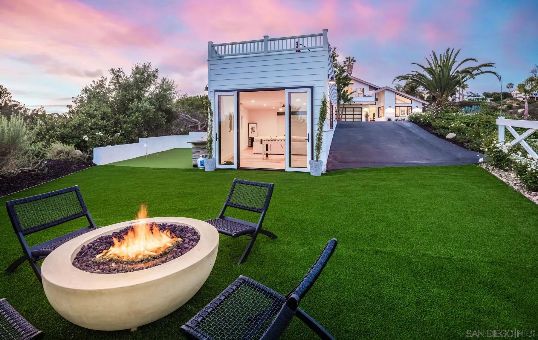 2125 Woodwind Drive Encinitas, CA 92024 - Photo 20 of 33 a view of a backyard with garden and patio