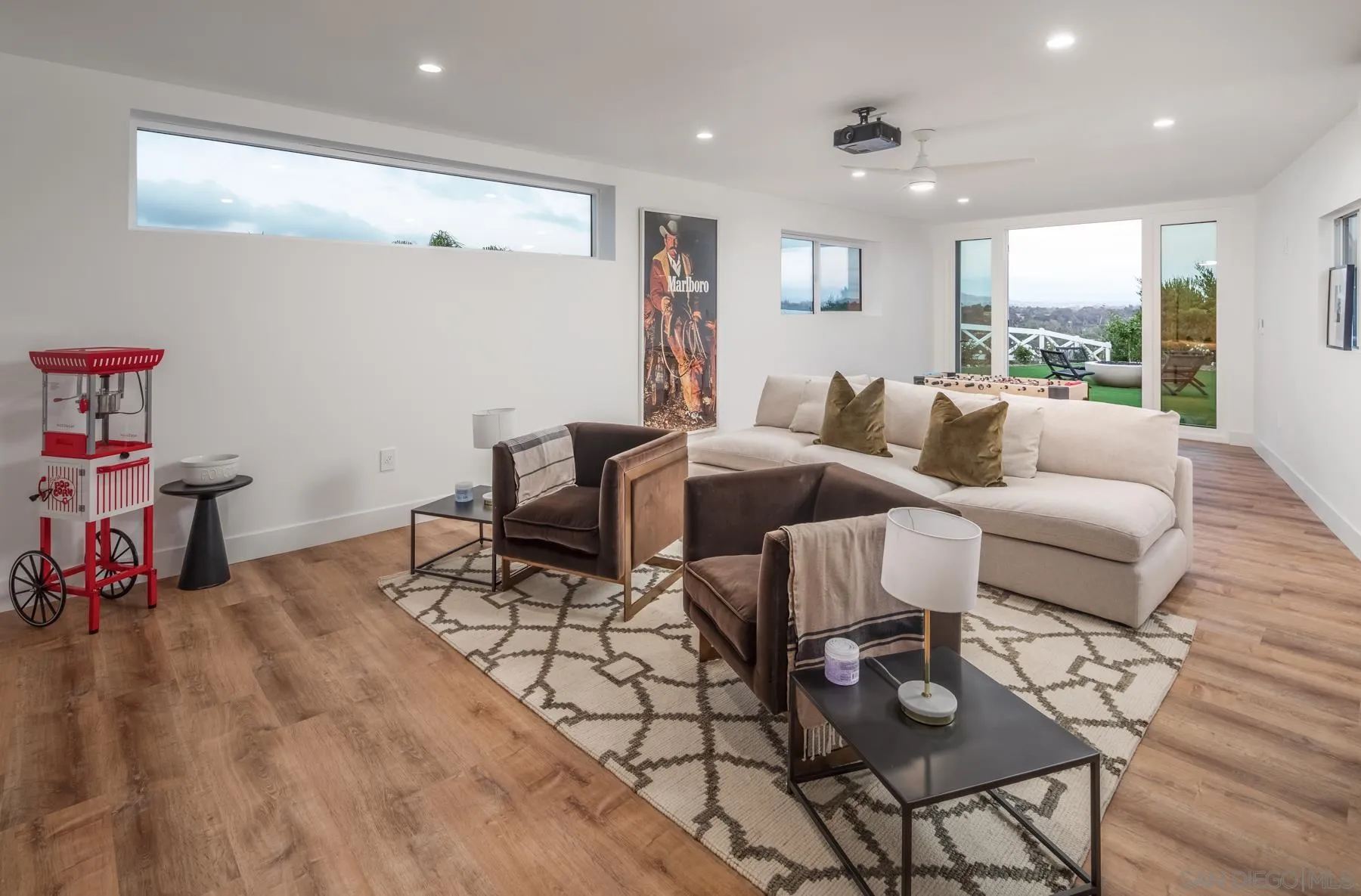 2125 Woodwind Drive Encinitas, CA 92024 - Photo 23 of 33 a living room with furniture and a flat screen tv