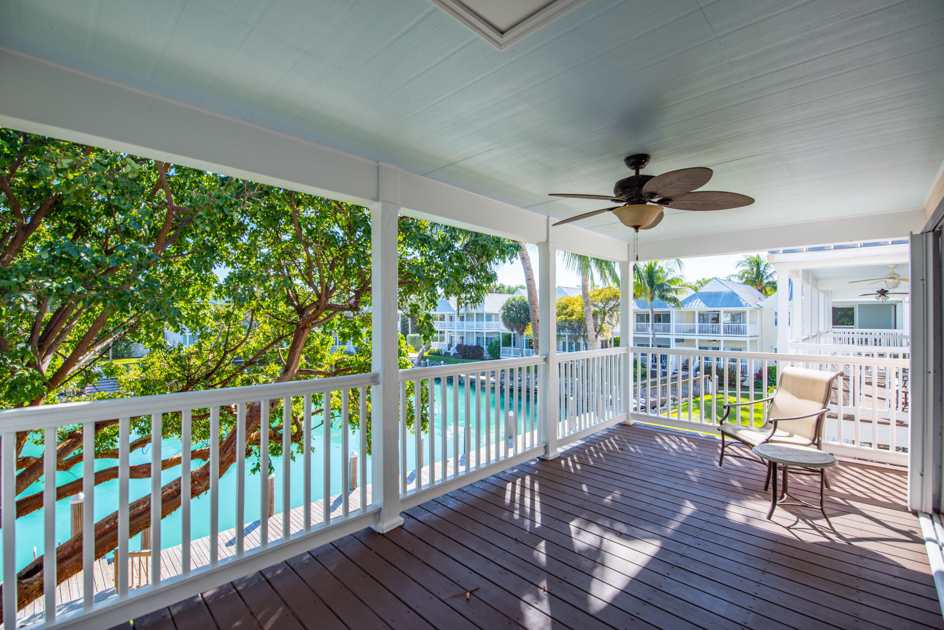 7073 Hawks Cay Boulevard Marathon, FL 33050 - Photo 35 of 50 a view of a balcony with furniture