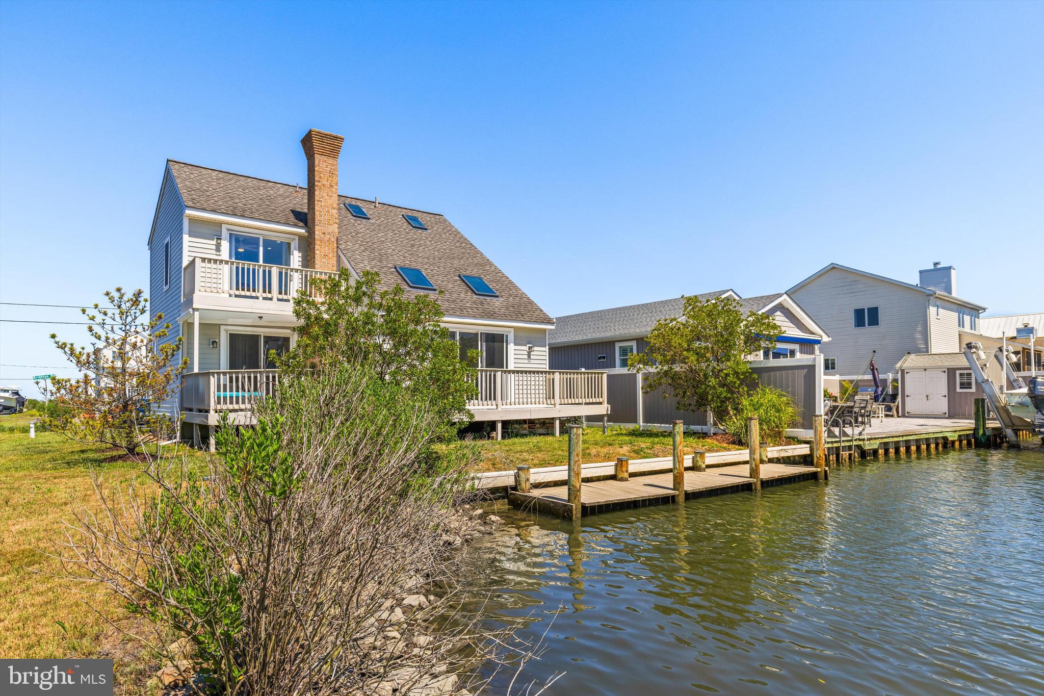 10429 Brighton Road Ocean City, MD 21842 - Photo 1 of 64 Back of the house on the canal