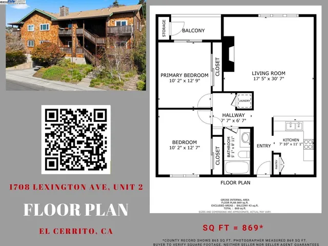 $499,000 | 1708 Lexington Avenue, Unit 2, El Cerrito, CA 94530