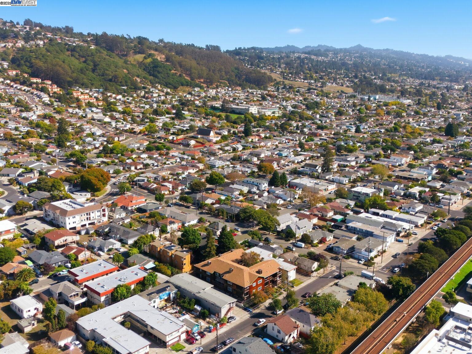 1708 Lexington Avenue, Unit 2 El Cerrito, CA 94530 - Photo 54 of 60 an aerial view of residential houses with city view