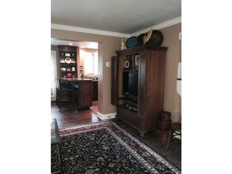 529 Bigham Road Pittsburgh, PA 15211 - Photo 10 of 14 Living Room. Living Room Area looking into open Custom Kitchen