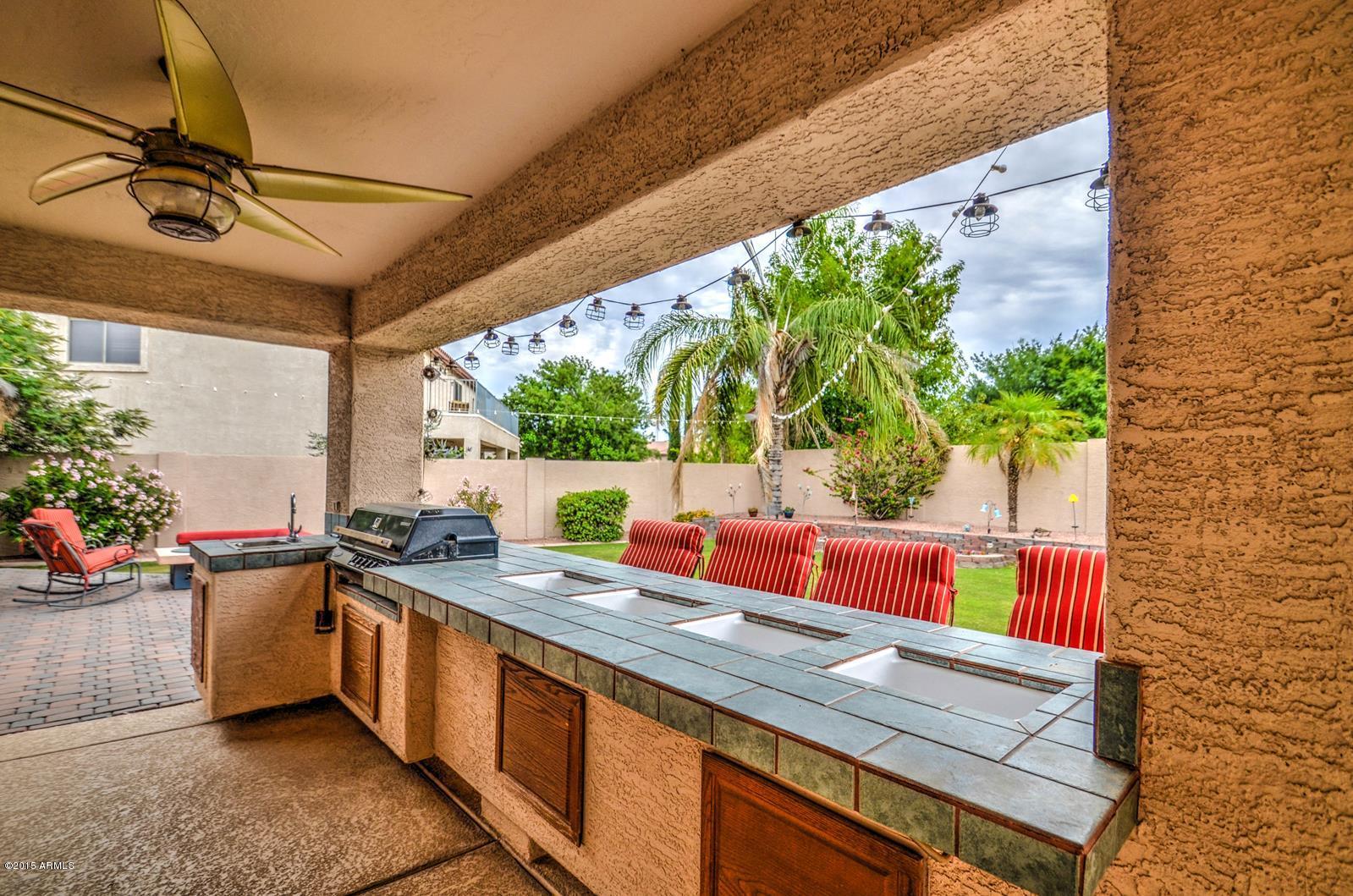 3060 East Hope Street Mesa, AZ 85213 - Photo 43 of 48 Built-In BBQ and Bar