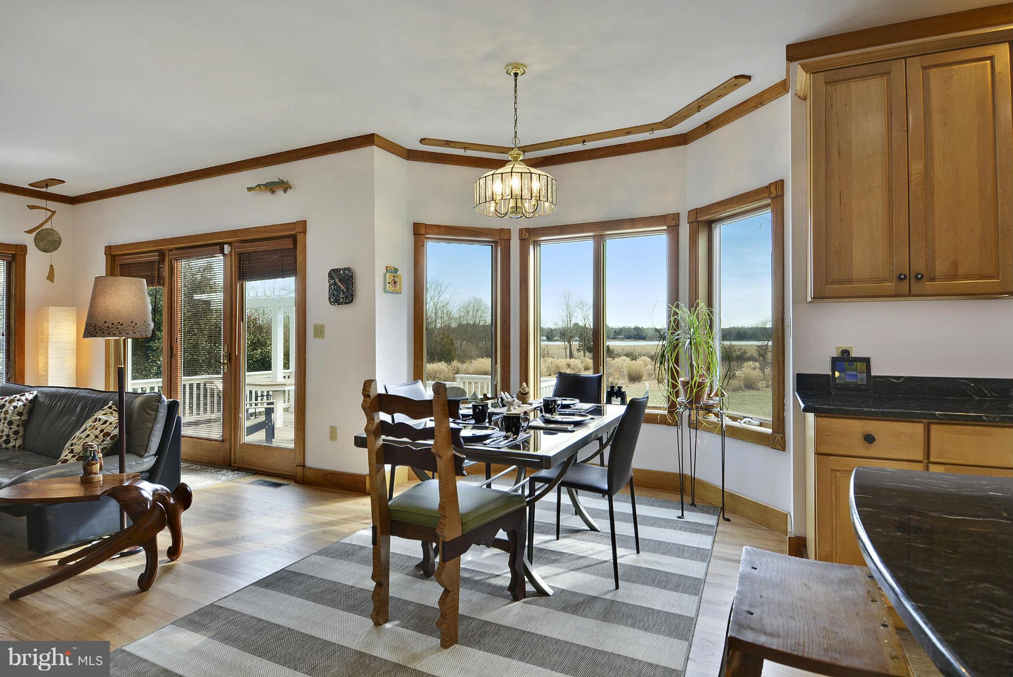 8770 Marsh View Road Easton, MD 21601 - Photo 10 of 30 Dining area offers panoramic views!