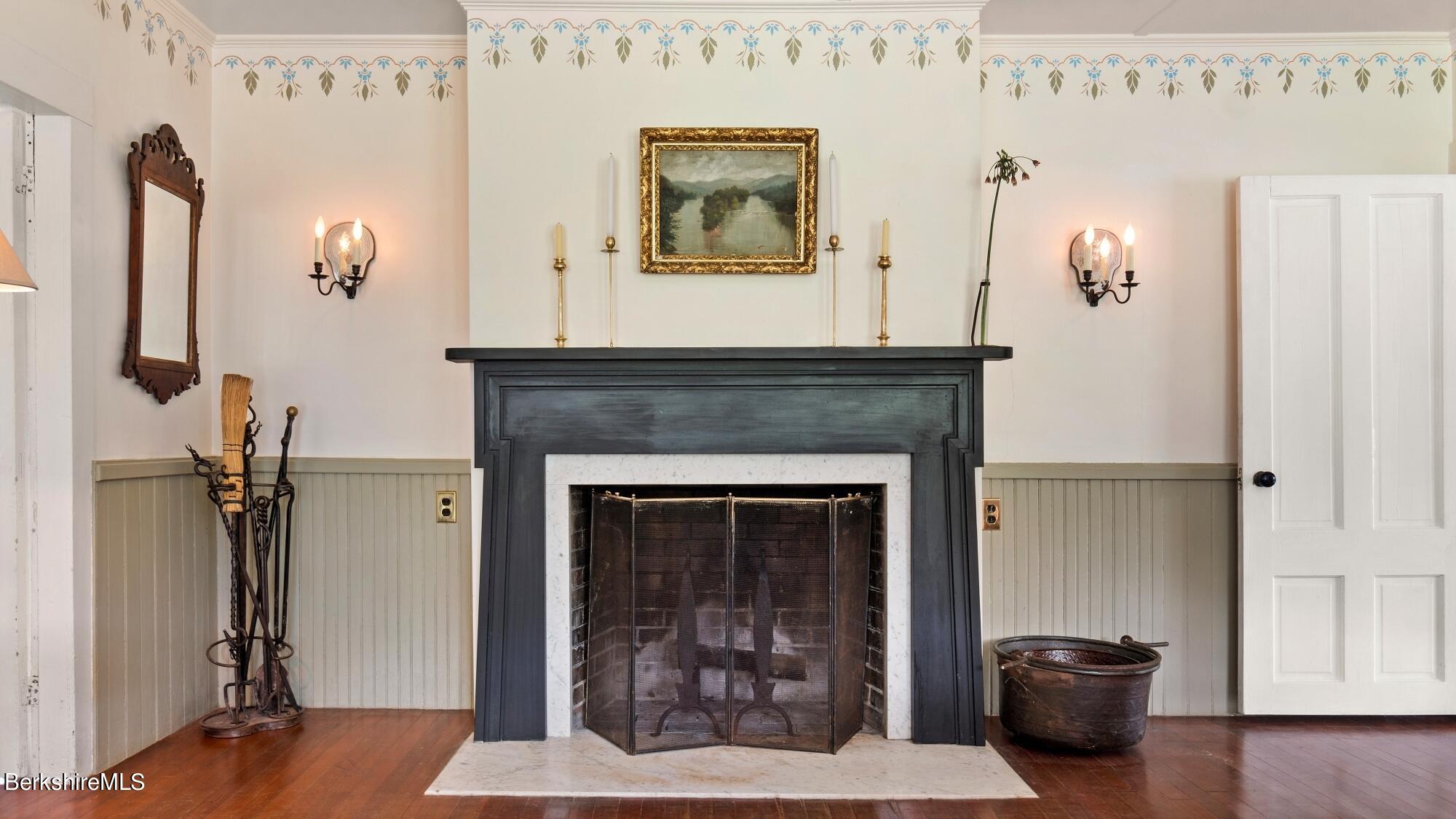601 East River Road Chester, MA 01050 - Photo 7 of 49 a living room with furniture and a fireplace