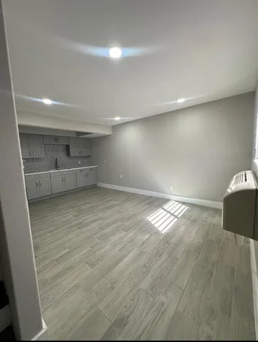 a view of empty room