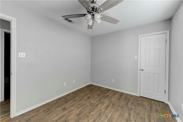 wooden floor in an empty room