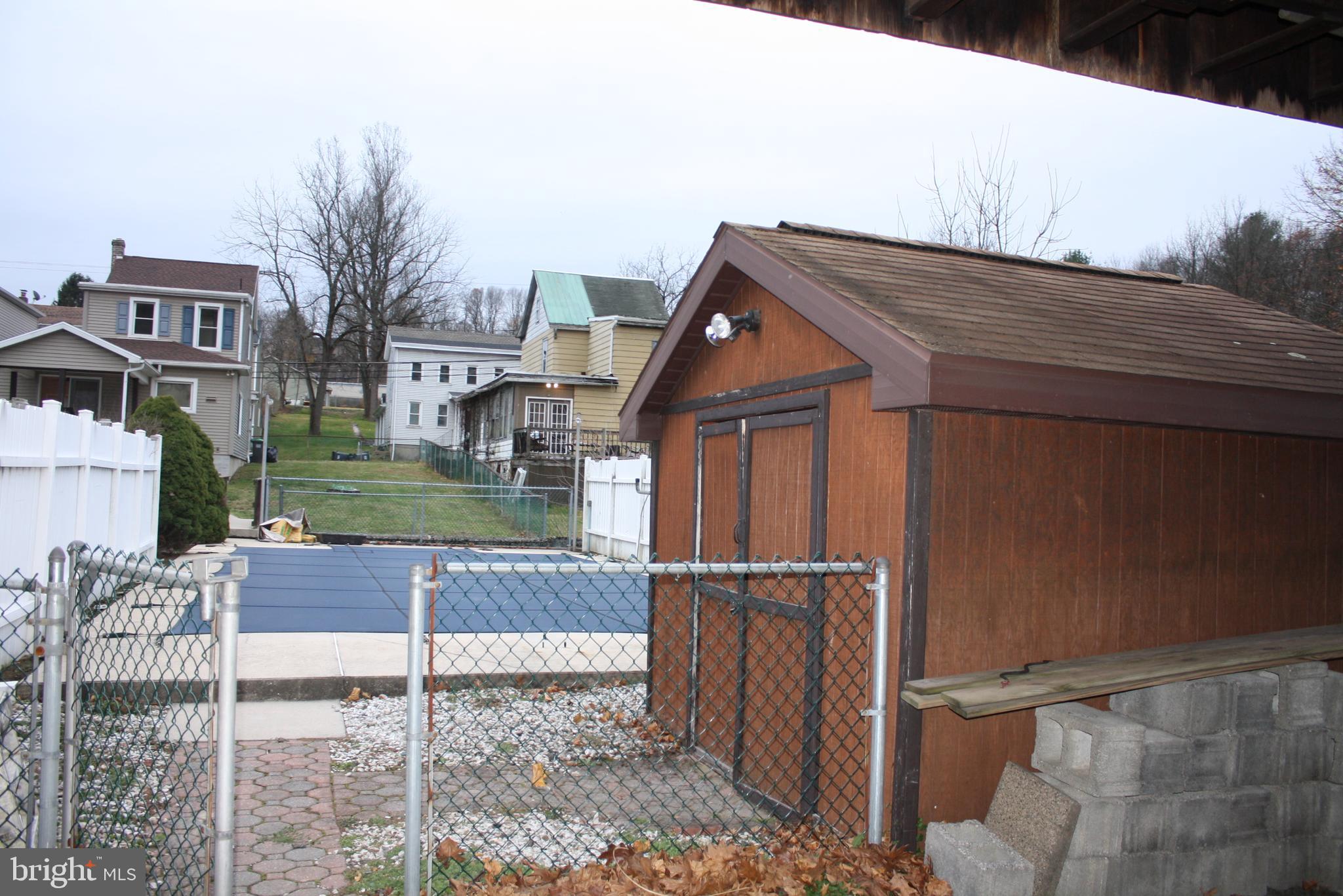 36 Chestnut Street Cressona, PA 17929 - Photo 18 of 28 a view of a house with wooden fence
