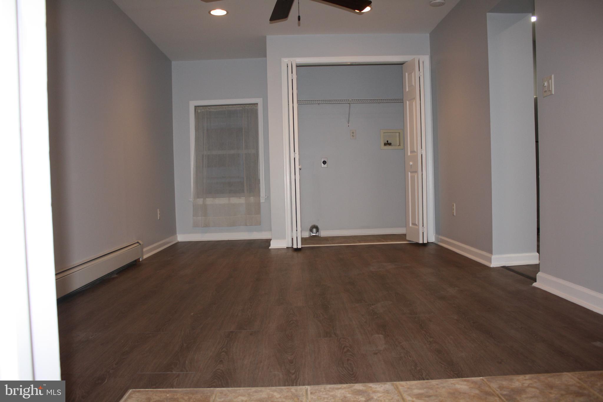 36 Chestnut Street Cressona, PA 17929 - Photo 8 of 28 an empty room with wooden floor and closet