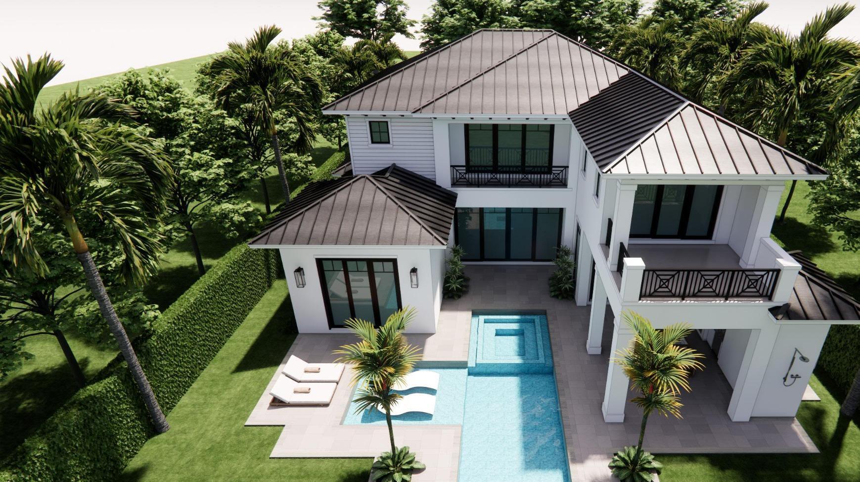 633 Kingfish Road North Palm Beach, FL 33408 - Photo 2 of 38 a front view of a house with garden