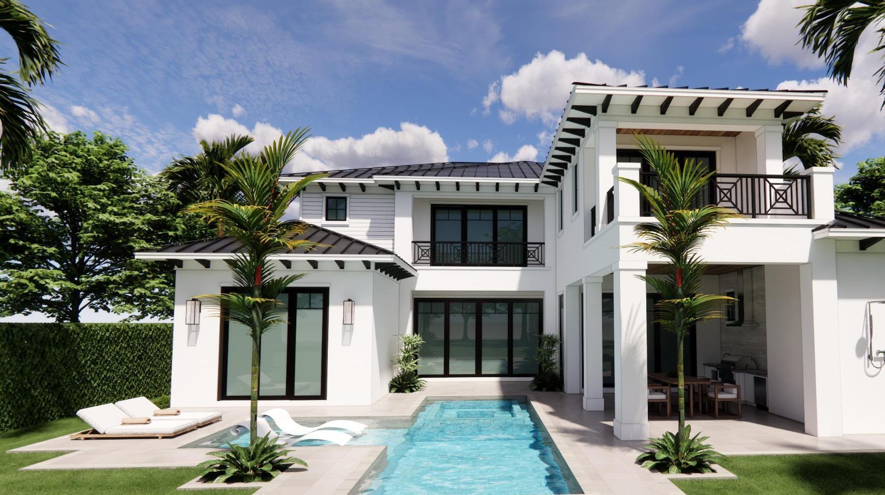 633 Kingfish Road North Palm Beach, FL 33408 - Photo 4 of 38 a front view of a house with garden