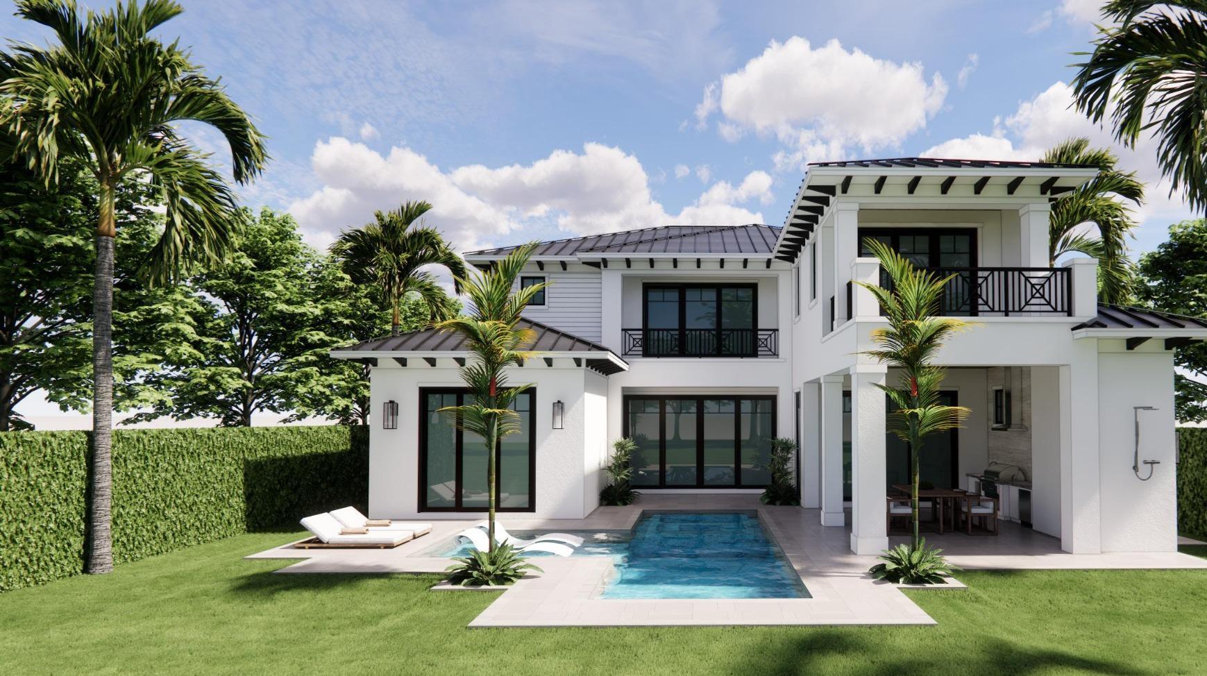 633 Kingfish Road North Palm Beach, FL 33408 - Photo 9 of 38 a front view of a house with garden