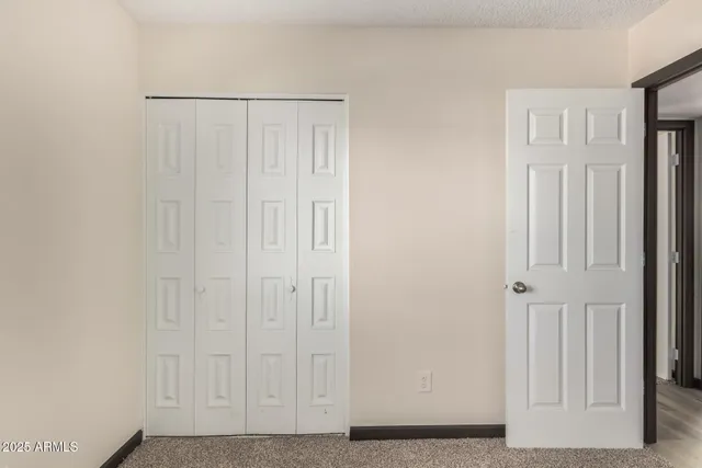 a view of a closet area