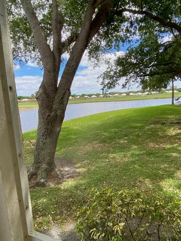 a view of yard with green space