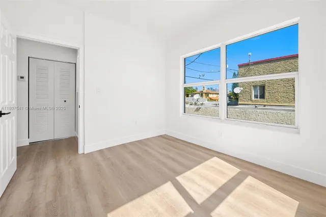 a view of an empty room