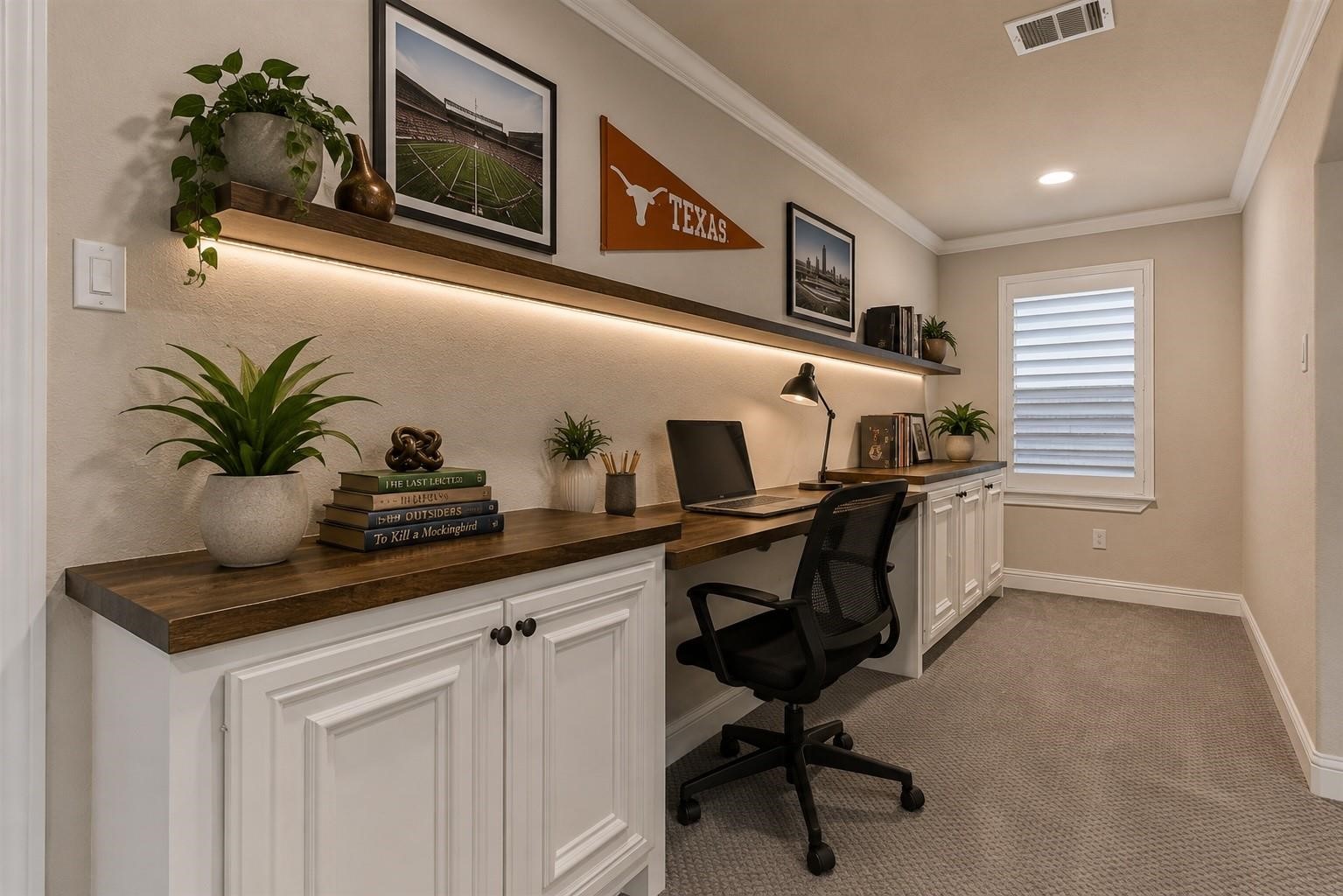 11618 Renaissance Drive Montgomery, TX 77356 - Photo 31 of 47 A closer look at the built-in desk area, virtually staged.